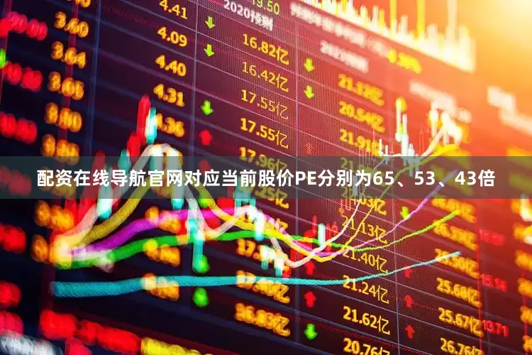 配资在线导航官网对应当前股价PE分别为65、53、43倍